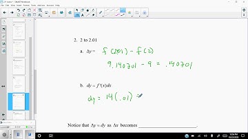 2 9 Linear Approximations and Differentials Video 3