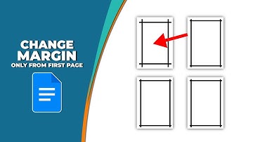 How to change margin only from first page in Google Docs
