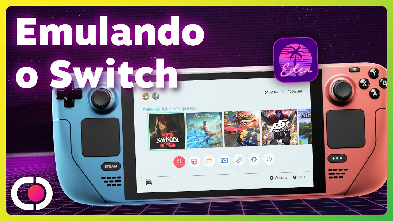 Guia COMPLETO: Emulador EDEN Transforma o Steam Deck em Nintendo Switch!