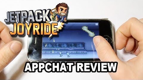 JetPack Joyride iPhone Review & Gameplay BEST APP 2011