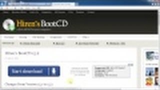 Hiren's 15.2 Boot CD Downloading, Creation On USB Drive And Booting Windows 7
