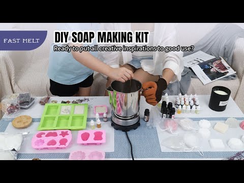 Fast METL Soap Making Kit with Electronic Hot Plate