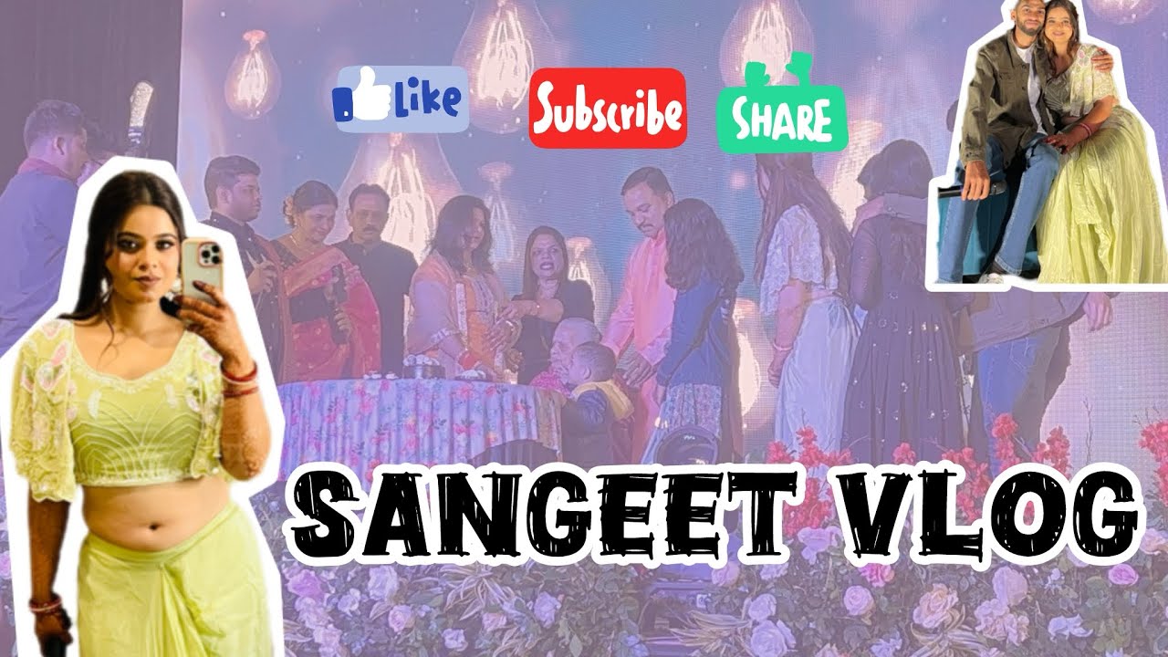 || Sangeet Vlog | Bollywood night cocktail party | Sambalpuri Bihaghar Series ||