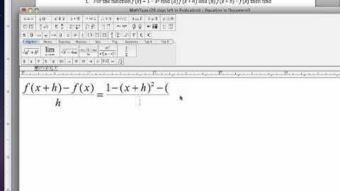 Using an Equation Editor.mov