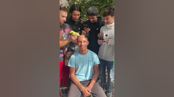 Il s’est rasé la tête !