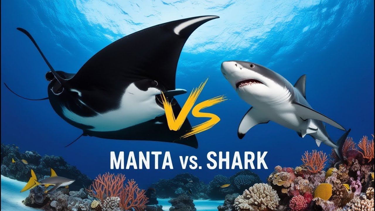 Manta vs Shark | Coral Clash 105