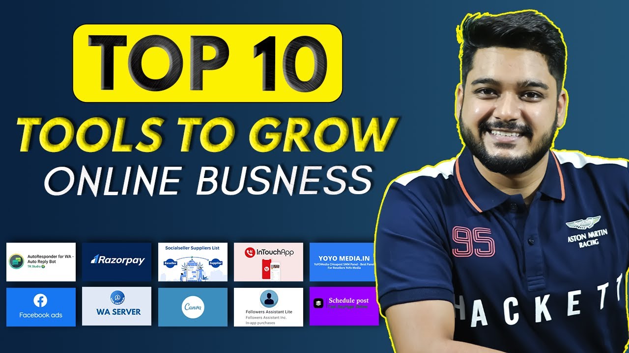 Top 10 Tools to Grow Online Business | Digital Marketing Tools | Hindi | 2021