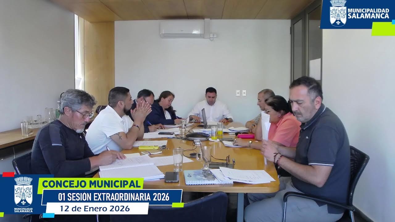 CONCEJO MUNICIPAL, 01 SESIÓN EXTRAORDINARIA  - 12 De Enero 2026