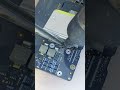 replace macbook cpu power filter capacitor #Shorts #TechTips #diyrepair