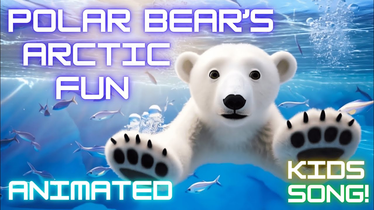 🐻 ️ Polar Bears: Arctic Fun Adventure! | Animated Kids Song 🎥 - YouTube