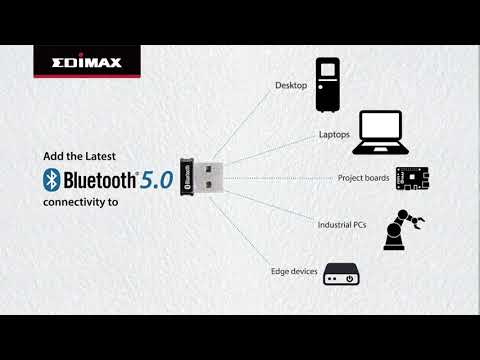 EDIMAX BT-8500 Bluetooth 5.0 Nano USB Adapter - video from Edimax