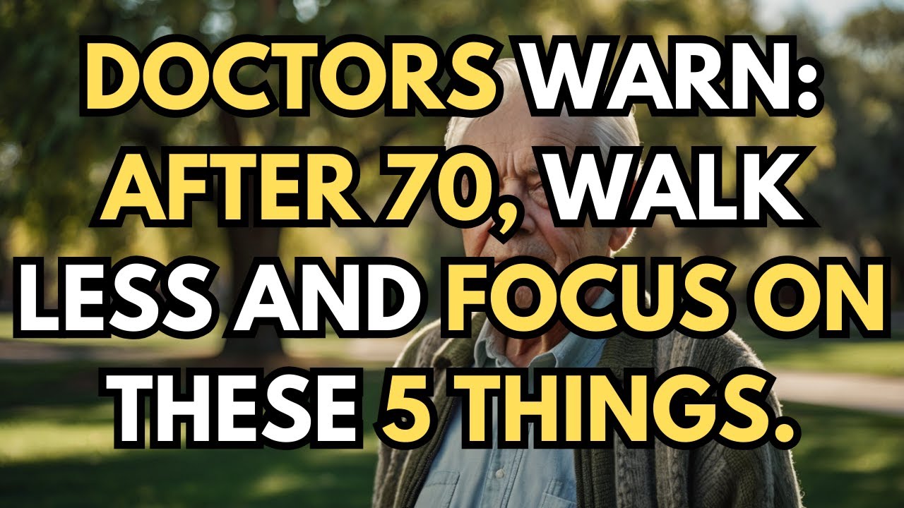 Doctor’s Warning: How Over-Walking After 70 Can Speed Up Aging – And What to Do Instead!