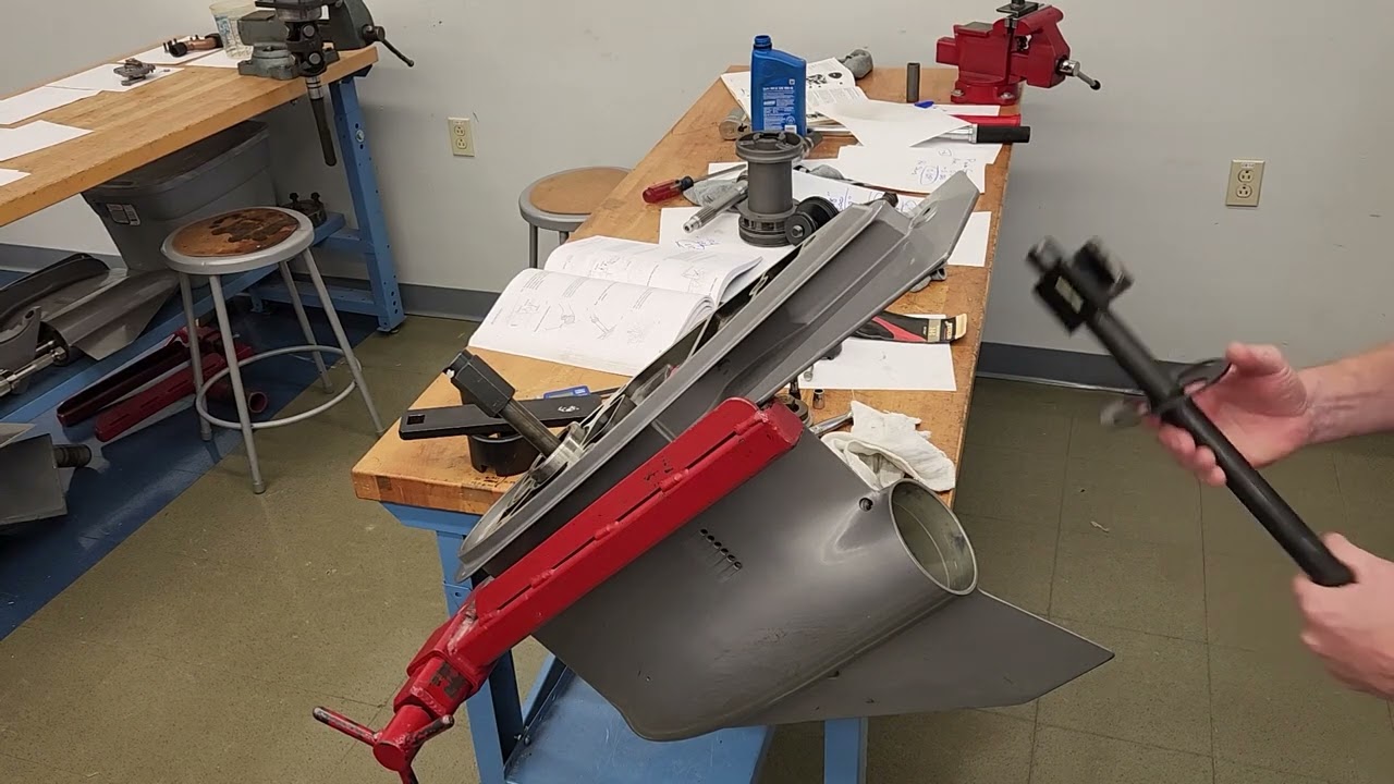 Volvo Penta Older SX lower unit Rebuild part 3