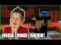 PLAYING HIDE AND SEEK IN MINECRAFT!!!