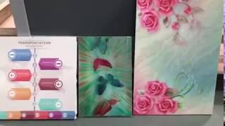 UV Printer review video A1 size uv printer WER-EP6090UV -60*90cm size printing on form board