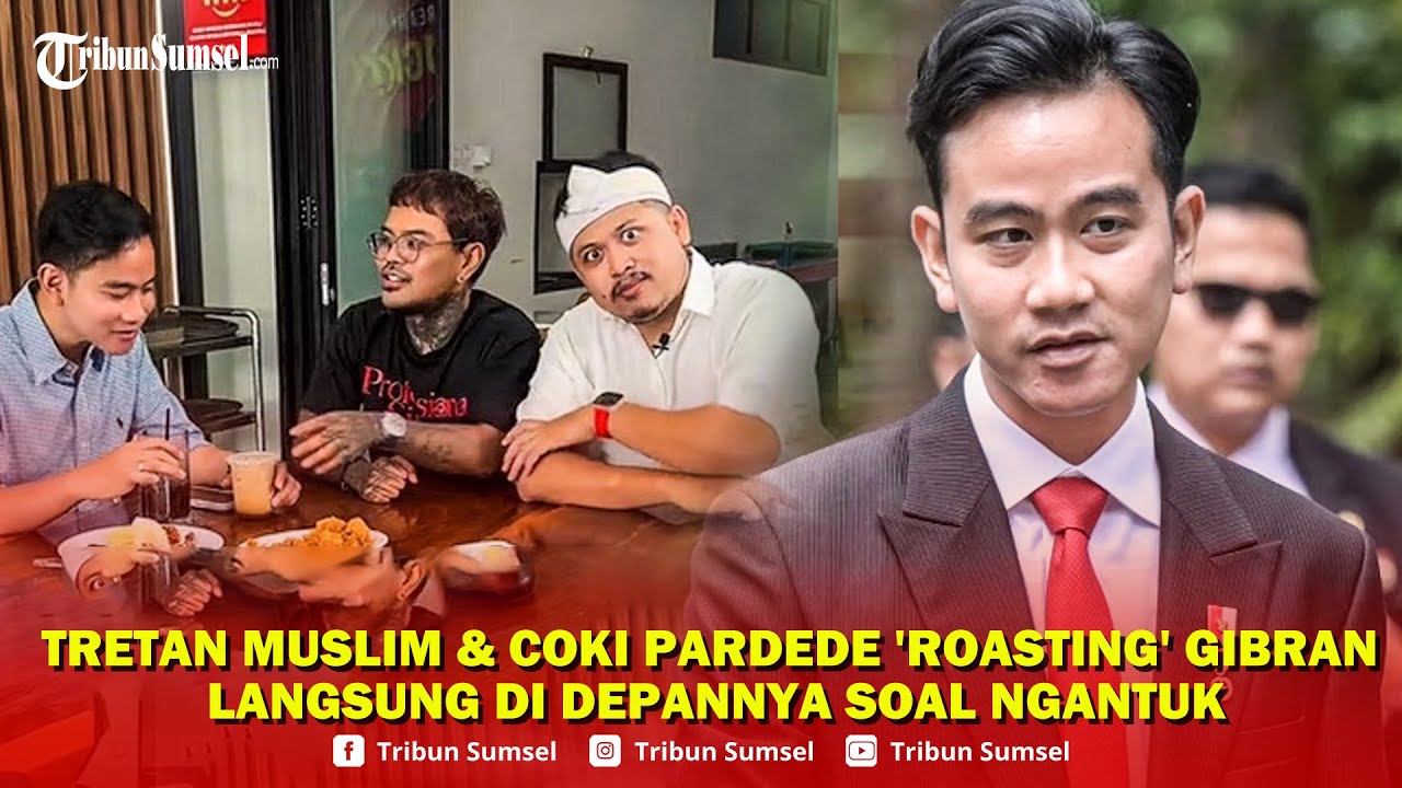 Gibran Senyum Saat di Roasting "Ngantuk" Oleh Tretan Muslim & Coki Pardede