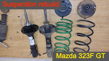 Rear Suspention Rebuild on My 1989 Mazda 323F GT BG