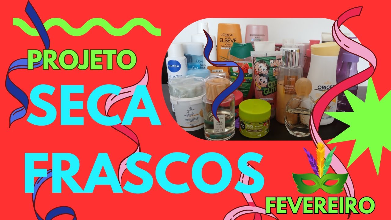 Projeto Seca Frascos Fevereiro | Usando até o fim: skincare, perfumes e mais!