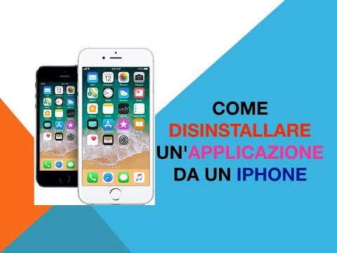 Video: Come Rimuovere Un Programma Da Un IPhone