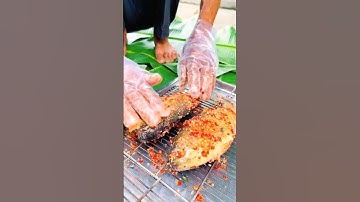 cá rô đồng nướng muối ớt đặc sản miền tây #shorts