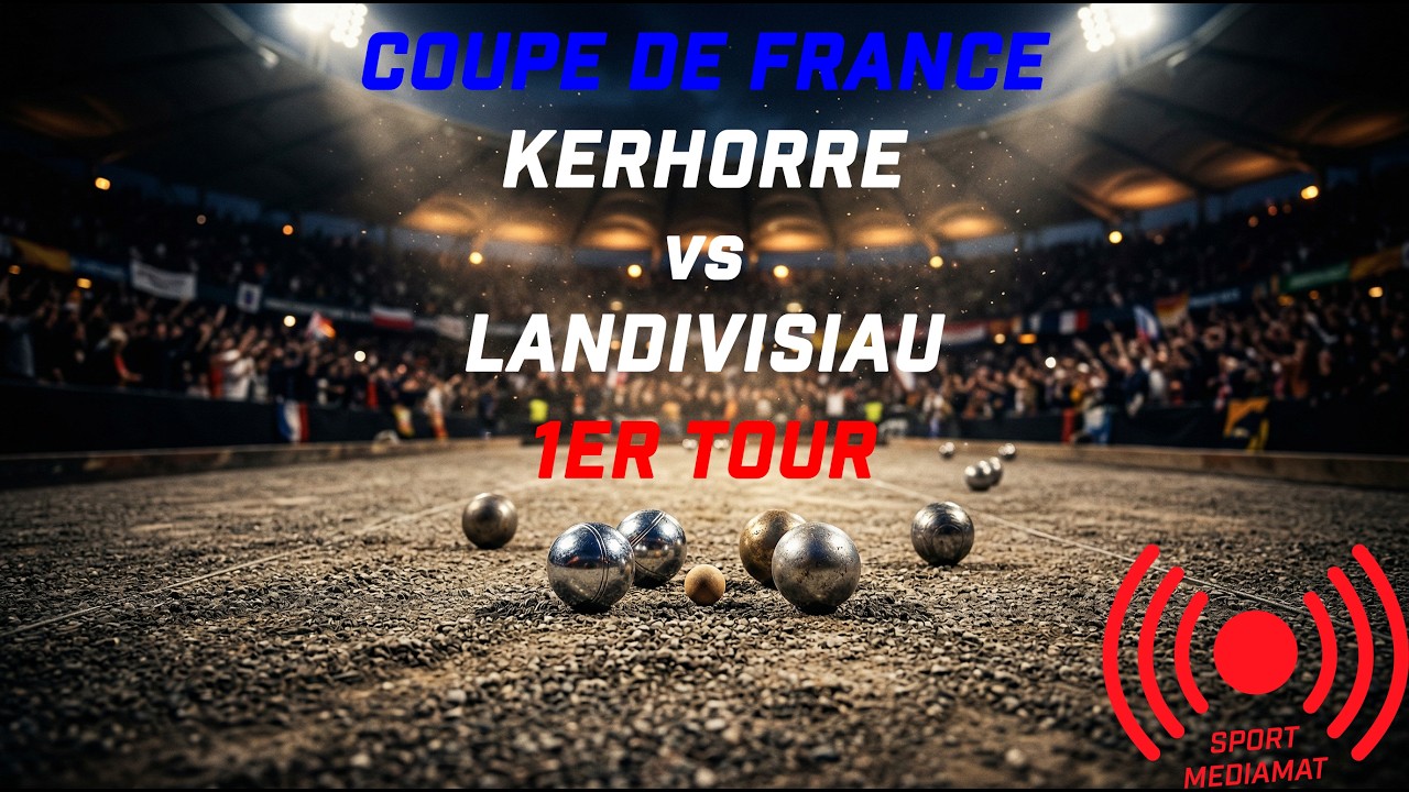 Miniature : PÉTANQUE LIVE | Coupe de France | Kerhorre vs Landivisiau | 1er tour