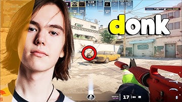 DONK 32KILLS - CS2 POV FACEIT DUST2 "VOICE COMMS" CS2 2024 - #cs2  #donk