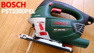 BOSCHのDIYジグソーPST1000PELレビュー 稼働音、切断スピード、使い勝手など