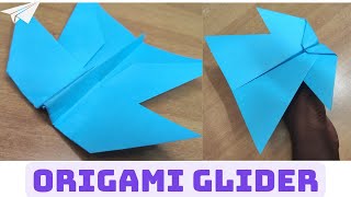 How to make origami glider #origami #papercraft #glider