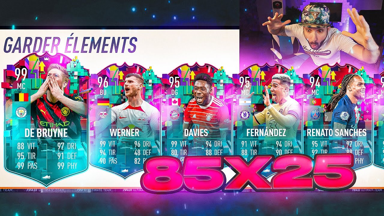 JE PACK X50 LEVEL UP ( 20x 85X25 ) ! FIFA 23