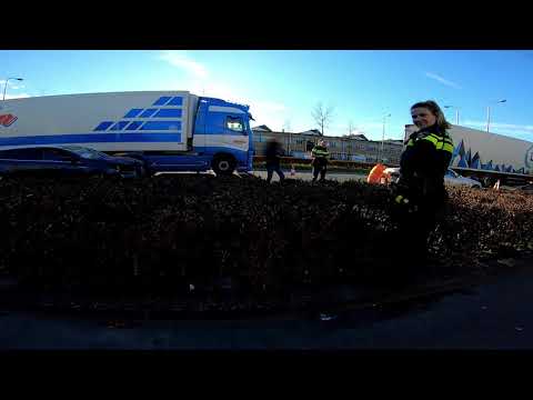 Ongeval op de Ceintuurbaan in Zwolle / Achter de schermen bij een 112 Fotograaf