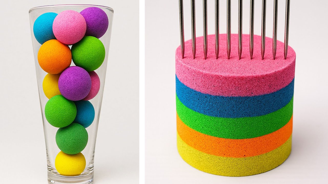 Satisfying Kinetic Sand ASMR Video | Cutting Sand No Talking | Soft Sand ASMR