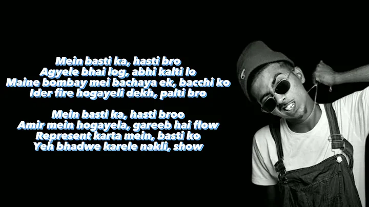 MC STAN - Basti Ka Hasti (lyrics video) | DA LYRICAL WORLD