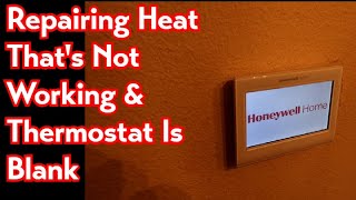 Heater Not Working and Thermostat Is Blank