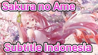 Sakura no Ame 「HatsuneMiku」Subtitle Indonesia screenshot 3