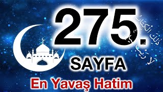 Kuran 275. sayfa / Nahl Suresi 10. sayfa / yavaş okuyuş 14. cüz 275. sayfa / ok takipli 275. sayfa