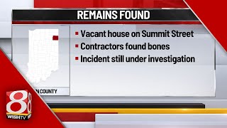 Construction crew finds bones