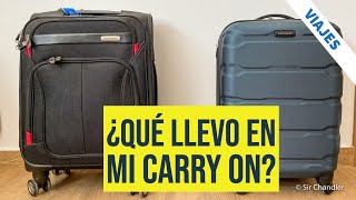 Contenido de mi equipaje de mano cuando salgo de viaje