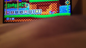 How to get the different color character glitch on sonic mania plus