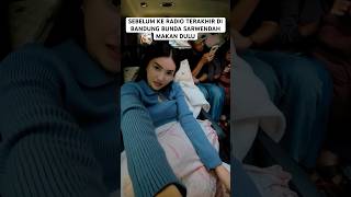 SEBELUM KE RADIO TERAKHIR DI BANDUNG BUNDA SARWENDAH MAKAN DULU #sarwendah #sargio #mamio #papio