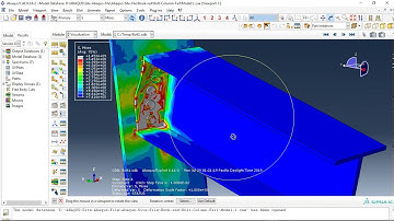 Bolt failure simulation on the steel beam and column connection in Abaqus