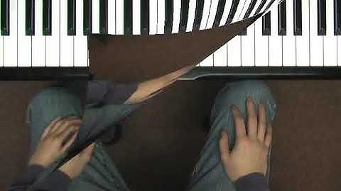 C Minor Scale Fingering (2 Octave, Hands Together)