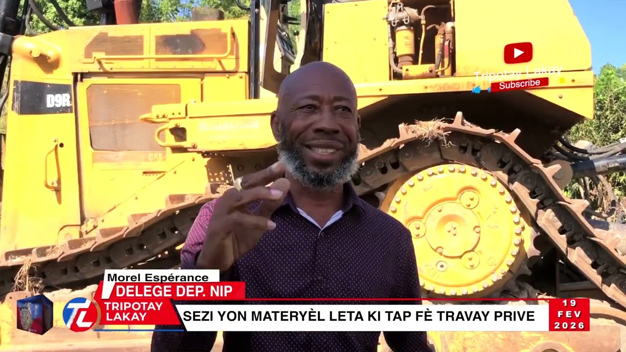 FLASH! Delege Depatman Nip lan fenk sezi yon materyèl Leta ki tap fè travay prive nan sid