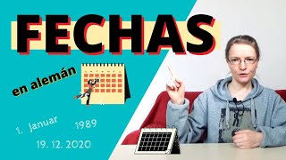 Las Fechas En Aleman Das Datum