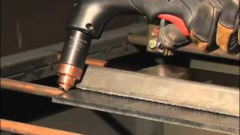 Hypertherm Powermax125 plasmaskärare Setup