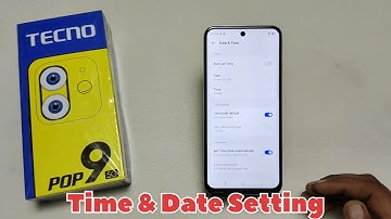 Tecno pop 9 Date And Time Settings || How To Change Time & Date On Tecno pop 9