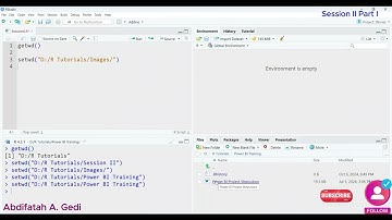 R Programming Af Somali Session II Part I