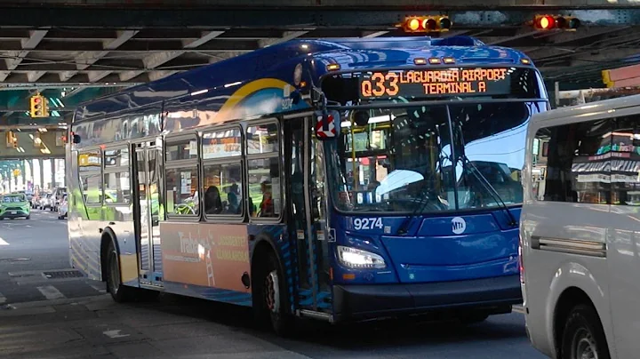 MTA Bus Company: Q33 Bus Action to LaGuardia Airport Terminal A (Post-Queens Bus Network Redesign)