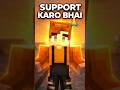 support karo bhaii logo minecarft game play bideo #minecraft #chandugamer