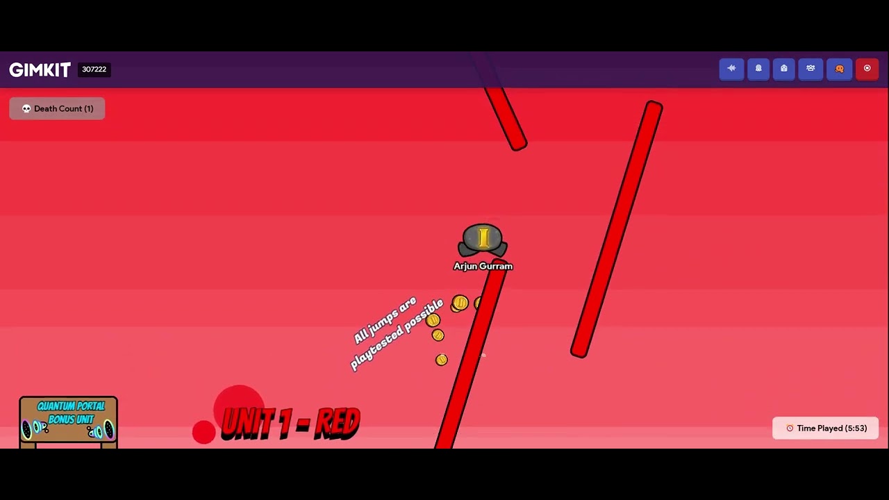 I played Stache's Slope Jumps!