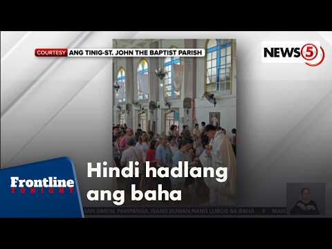Baha sa Hagonoy, hindi hadlang sa pagdiriwang ng Kapistahan ng Kapanganakan ng Mahal na Birhen
